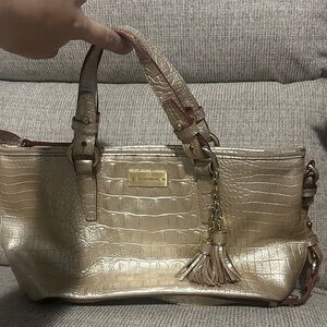 Brahmin Pearl Chrome mini bag